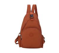 Chest Bag: Shoulder Backpack, Large Capacity Hiking Backpack | Waterproof Outdoor Sports Travel Accessories Gear, Vari Adjustable Handle, Orange, Consulte la descripción
