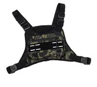 Chest Bag, Training Bag, Running Pack, Adjustable Outdoor Sports Accessories, 14.6x9.8x1.2 Inches Multi Functional for Mobile Phones, Headphones, Black, Army Green, Camouflage