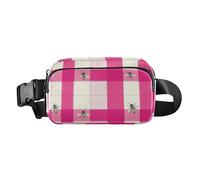 Chest Belt Bum Bag for Men Women Beauty Parrot Black Fanny Pack Crossbody Sling Bags Large Capacity Travel Passport Wallet for Cycling Hiking Gym, 13, One Size