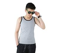 Chest Binder Cotton Strong Elatic Band Tank Top Shapewear for Tomboy Trans Lesbian(Gray,6XL)