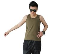 Chest Binder Cotton Strong Elatic Band Tank Top Shapewear for Tomboy Trans Lesbian(Green,S)