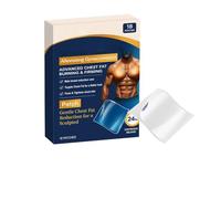 Chest Contour Pads, Breathable Skin Shaping Stickers, 18 Pieces Firm Hold Tightening Patch System, Lightweight Elastic Body Fit Material, Invisible Support Design Style for Active Use
