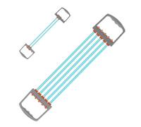 Chest Expander - 5 Spring Adjustable Fitness Arm Exerciser Stretch Bands Elastic Ropes Ergonomic Strength Training Device Chest Expander | Home Office Gym Workout Use