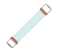 Chest Expander Fitness Resistance Bands 5-Ring Adjustable Trainer Elastic Strength Training Ropes Hand Stretch Ergonomic Training Equipment for Home, Office, Gym, Muscle Building