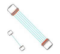 Chest Expander For Men - 5 Spring Adjustable Stretch Bands, Elastic Resistance Trainer | Hand Arm Workout Device For Strength Training Home Office Gym Muscle Building Fitness Equipment