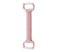 Chest Expander for Men - Black/Red, 6 Tube Resistance Bands Adjustable, Non-Slip Arm Strength Trainer, 30-50 Pound Tension, PVC Tubes, Nylon Handles | Women Workout Equipment, Home, Fitness