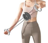 Chest Expander - With Flywheel Rotation, Foldable Equipped with Non-Slip Grip - Forearm Strengthening Sports Training Device - For Use at Home, Office, Dorm, Travel, Men and Women