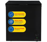 Russell Hobbs MDA RH198CF0E1B Free Standing 198 Litres Chest Freezer Black E