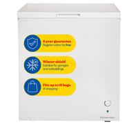 Chest Freezer 198L Suitable for Garages, Outbuildings RH198CF0E1 Russell Hobbs White One Size