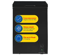 Russell Hobbs RH99CF0E1B Chest Freezer - Black - E Rated, Black