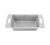 Chest Freezer Basket, Expandable Storage Baskets with Handle,Chest Freezer Organizer Bin Fits Most Deep Freezers (Gray)
