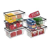 Chest Freezer Baskets Organiser - 5 Pcs Stackable Freezer Baskets for 165 L