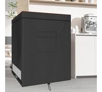 Chest Freezer Cover Waterproof Oxford Cloth Refrigerator Dust Protector With Adjustable Buckles, Indoor Outdoor 71.12x58.42x86.36cm