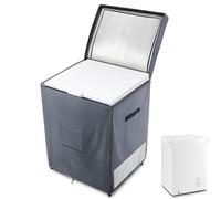 Chest Freezer Cover | Waterproof Protective Cover for Freezer - Oxford Fabric Double Top Opening for Outdoor and Home Use All Seasons