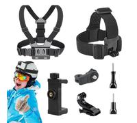 Chest Harness Mount for Camera - Chest Mount Strap for Action Camera - Comfortable Body Phone Stand for Kids, Adults, Women, Girlfriend