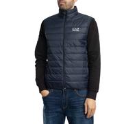 EA7 Men's Chest Logo Lightweight Gilet, Blue, M