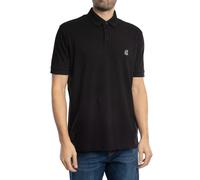 Chest Logo Polo Shirt Black/White S