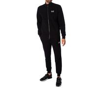 EA7 Men's Chest Logo Zip Tracksuit, Black
