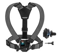 Chest Mount for DJI Osmo 360 Action 6 5 4 Nano Magnetic Strap Quick Release for Insta 360 X5 X4 air ACE Pro 2 Go Ultra for Xtra Atto for GoPro Hero 13 12 11 MAX 2 Mission Accessories（Upgraded