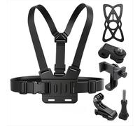 Chest Mount Strap Belt Adjustable Harness with J Hook Fastener Kit for 13 12 11 10 Action Camera Accessories