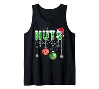 Chest Nuts Funny Matching Chestnuts Christmas 2025 Couples Tank Top