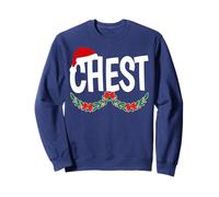Chest Nuts Matching Chestnuts Funny Christmas Joke Couples Sweatshirt