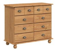 Chest of Drawer with Drawer with Storage ASKIM Solid Pine Wood Bedroom vidaXL