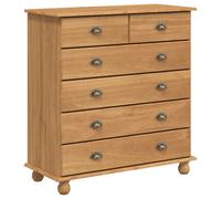 Chest of Drawer with Drawer with Storage ASKIM Solid Pine Wood Drawers vidaXL