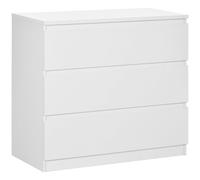 Chest of Drawers 3-Drawer Dresser Storage Organiser for Bedroom, White