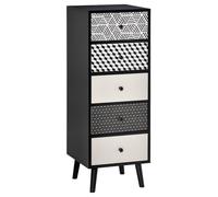 Chest of Drawers - 5 Drawer Dresser - Vertical Storage Organizer Unit for Bedroom - Living Room Bedroom - Home Living | TJ Hughes