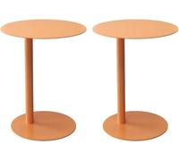 Chest of Drawers C-shaped side table, round, Scandinavian design, small coffee table for the home, mini corner table, 40.6 cm L x 40.6 cm W x 50.8 cm H, dark green