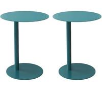 Chest of Drawers C-shaped side table, round, Scandinavian design, small coffee table for the home, mini corner table, 40.6 cm L x 40.6 cm W x 50.8 cm H, dark green