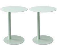 Chest of Drawers C-shaped side table, round, Scandinavian design, small coffee table for the home, mini corner table, 40.6 cm L x 40.6 cm W x 50.8 cm H, dark green