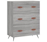 Chest of Drawers File Cabinet Sideboard Office Cabinet Engineered Wood vidaXL