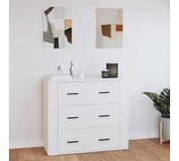 Chest of Drawers for Bedroom w/ 3 Drawers, Storage Cabinet, Hallway Storage Unit