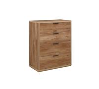 Chest of Drawers Oak Birlea Stockwell Rustic 4 Urban Industrial design
