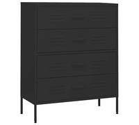 Chest of Drawers Orange Steel Storage Cabinet Sideboard Multi Colours vidaXL