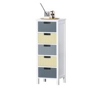 Chest of Drawers Storage Side Cabinet w/ 5 Detachable Drawers Home Furniture