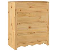 Chest of Drawers with Drawer Drammen Solid Pine wood Storage Home vidaXL