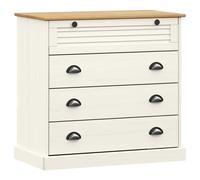 Chest of Drawers Wooden Sideboard Storage Cabinet VIGO Solid Wood Pine vidaXL