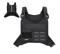 Chest Pack for Men | Adjustable Large Outdoor Storage Purse | Chest Pouch - for Hiking Travel Running Gym Fishing Work