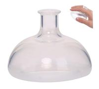 Chest Percussion Cup 2.4x1.8 Inch Rubber Flutter Valve Mucus Removal Device Physical Therapy Aid Hiccup Stopper Cupping Tool for Adult Kids
