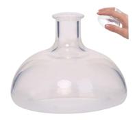 Chest Percussion Cup Physical Aid Flutter Valve Mucus Removal Device 2.4x1.8 Inch Rubber White Hiccup Stopper Easy to Use Cupping Device for Adult Kids Flutter Valve Mucus Removal