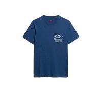 Chest print T-shirt Superdry Copper Label Bleu S