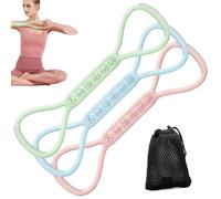 Chest Resistance Bands, Rear Training Belt - 8 Shaped Elastic Stretch Bands | Back Training Belt, Change of Hand for Arms, Neck, Hips, Suitable for Total Body Workouts and B