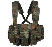 Chest Rig M4/M16 G36 G3/M14 Vest Airsoft Flecktarn Camo
