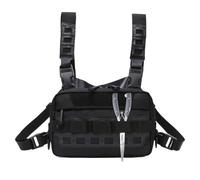 Chest Rig, Multifunctional Outdoor Bag, 9.06in Adjustable Waterproof Pack, Authentic Large Capacity Storage, Fishing Sports Gear for Equipment Holder, Men, Women Use