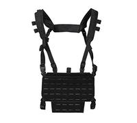 Mil-Tec Chest Rig Tactical Vest Lightweight Black