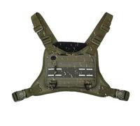 Chest Rig Running Vest - Tacticals Sports Chest Bag | Front Pack for Men Training, Adjustable Utility Vest, Multi-Functional Gym Harness Outdoor Fitness Accessories