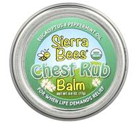 Chest Rub Balm, Eucalyptus & Peppermint, 0.6 oz (17 g), Sierra Bees